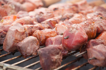 Chile - fiestas patrias -  anticuchos alla griglia