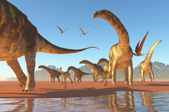 Argentinosaurus Herd