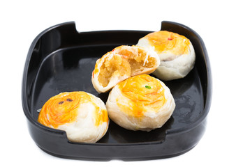 Traditional Chinese cake isolated