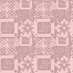 Seamless abstract pattern with ornament