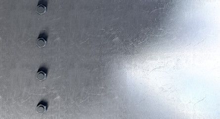 Bolts On a Metal Surface