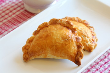 Baked puff pastry