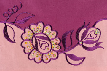 Turkish handmade fresco on special fabrics