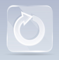 glass refresh icon