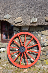 Obraz premium cottage wheel