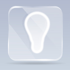 glass bulb icon