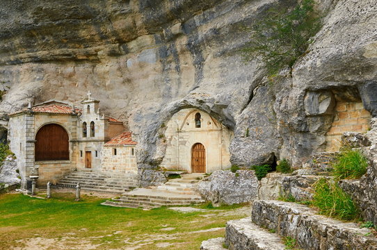 San Bernabe Chapel in Ojo Guare&ntilde;a, Burgos, Spain