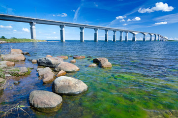 Oland's bridge in summer season