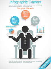 INFOGRAPHIC MAN BUSINESS RANKING 2