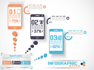 INFOGRAPHIC MODERN STYLE MOBILE 2