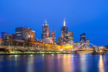 Melbourne City at Night