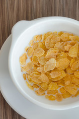 top view cereal