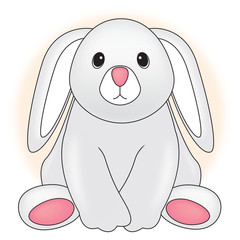 Fototapeta premium cute bunny cartoon