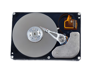 open hard drive