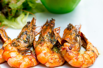 delicious fried shrimp