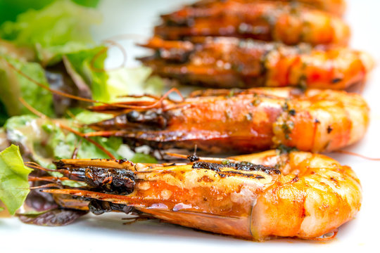 delicious fried shrimp