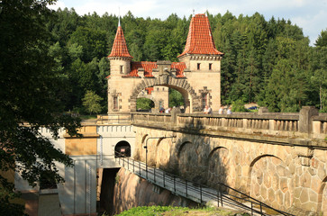 Dam Les Kralovstvi in Bila Tremesna, Czech Republic