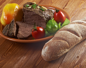 roast beef farm-style