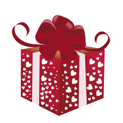 red gift box