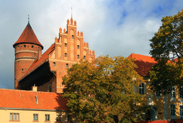 Piękny Olsztyński Zamek © Wojciech Lisiński
