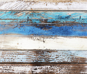 Drift wood in nautical colors