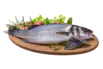 Raw seabass