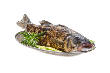 Roasted seabass