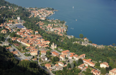 The village of Pella on lake Orta, Italy