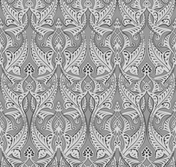 Abstract seamless art nouveau pattern