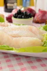 Filetto di pesce crudo