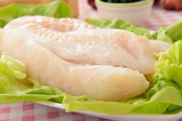 Filetto di pesce crudo