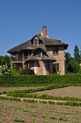 Fototapeta na wymiar Maison de la reine, hameau de la reine, Versailles