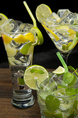 refreshing gin tonic