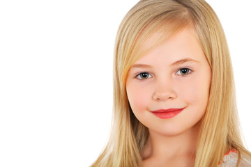 Little blond girl