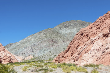 Los Colorados in Purmamarca, Jujuy, Argentina.