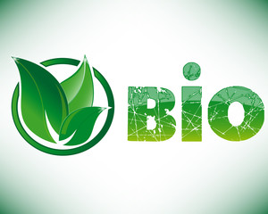 Bio leaf with circle
