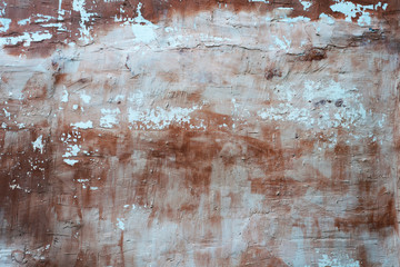 shabby paint and plaster cracks