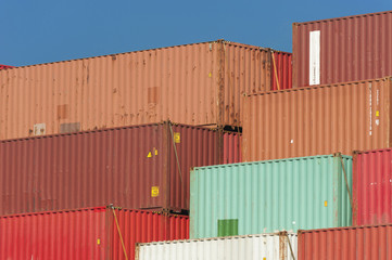 Stack of Cargo Containers