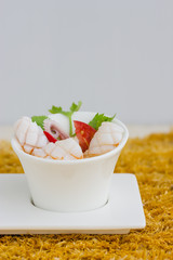 squid spicy lemongrass soup