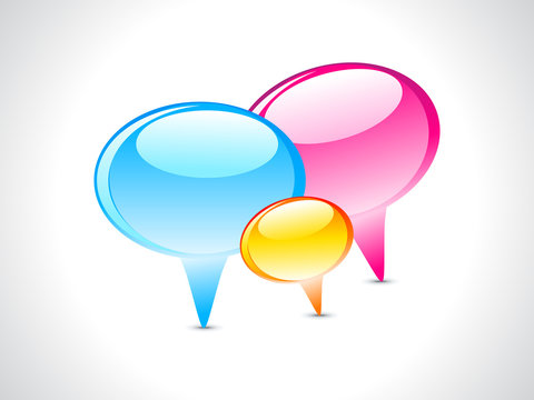 Glossy Chat Icon
