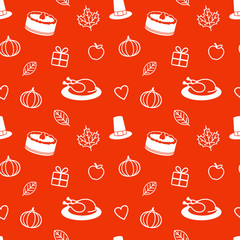 Thanksgiving Day Seamless Pattern