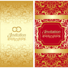 Invitation card design.