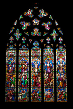 Stained glass window