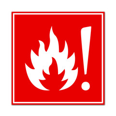 Señal simbolo superficie caliente