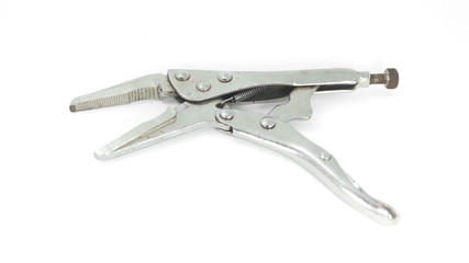 Metal locking pliers