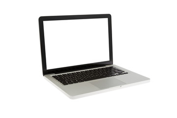 Laptop isolated on White