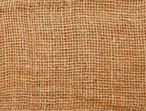 close up of a jute bag