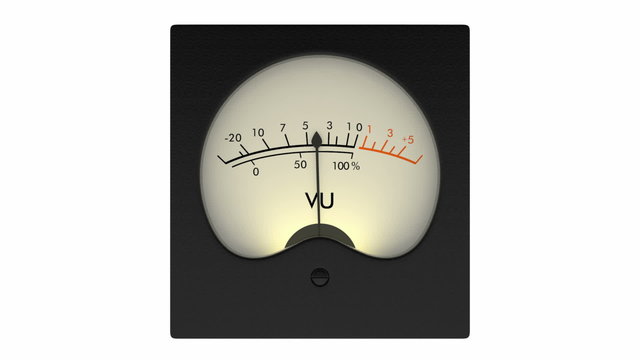 analog vu meter