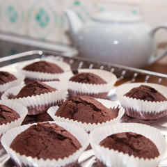 chocolate mini-muffins