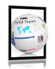 Digital news concept with tablet © viperagp